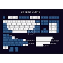 DSA-pbt 탑 프린트 레전드 화이트 블루 키캡 레이저 에칭 gh60 poker2 xd64 87 104 xd75 xd96 xd84 cosair k70 razer blackwido, 올인원 145 키