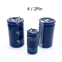 자동차 슈퍼 캐패시터패러 드 커패시터 2.7V 100F 360F 25*45MM 35*60MM 수퍼 범용 오리피스를 통한 자동차, 01 100F 2Pin