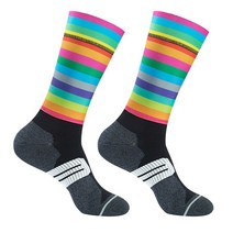 남자 여자 스포츠 양말 미끄럼 방지 전문 사이클링 자전거 거리 레이싱 농구, [01] 37-44, [06] 7