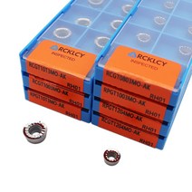 RCGT0803 RCGT1003 RCGT10T3 MO AK RH01 RCGT 알루미늄 커터 블레이드 인서트 절삭 공구 터닝 툴 CNC 주석 합금 목재, [05] RPGT1003 RH01, [01] 10pieces