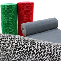 HNS 미끄럼방지매트 현관매트 바닥 롤 깔판 발판 매트, 90cmx4Tx50cm, 레드