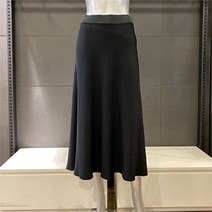보니스팍스 NC02 옆트임 플레어 니트스커트 A38SK080