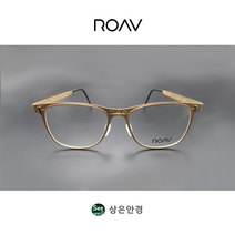 로브 니로 ROAV Niro Vision 6014 Col 14 골드 55 사이즈 빅 라운드 스퀘어 안경 초경량 폴딩 접이식 안경