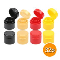 32파이 원터치캡(대) 1개 기름병뚜껑 오일병캡, 옐로우