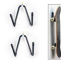 스노우보드데크 스노보드 스노우보드장비 4pack 스케이트 랙 월 마운트 조절 가능한 롱 월 행거 홀더 디스플레이 기타 스키, 푸른