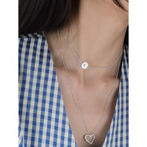 실버 925 알파벳 은목걸이