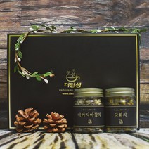 더달샘 아카시아+국화 꽃차세트 프리미엄 선물용 침출차