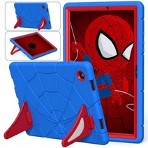 테블릿커버 테블릿케이스 삼성 갤럭시 탭 A8 105 2021 SMX200 SMX205 SMX207 키즈 Shockproof X200 X205 X207 Fundas, 없음, Blue Red