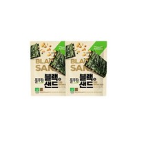 풀무원 블랙김샌드 현미 (20g)x2 어르신 아이 간식 온가족 간식 2개, 3세트