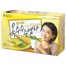 담터 옥수수수염차 티백, 12박스, 80개입