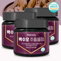 PROVIIS 백수오 추출물정 백하수오 120정 국내산 식약처 HACCP인증, 120정 x 3통(6개월분)