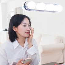 찐노마진몰 화장대 조명 LED 램프 파우더룸 미러라이트, 본품3개+AA건전지4개