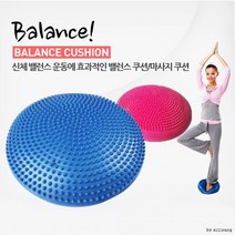 [도매직방]밸런스쿠션/요가/자세교정/스트레칭 운동기구용 홈짐 층간소음, E밸런스쿠션-블루