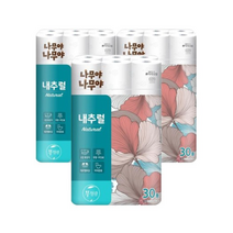 나무야나무야 내추럴 두루마리휴지 3겹화장지 30롤3팩