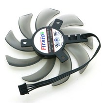 [해외] 배송 GEFORCE GTX1080 GTX1070 GTX1060 그래픽 카드 냉각 팬용 FDC10H12S9C DC12V 0.35A 4PIN 86MM VGA 팬, FDC10H12S9-C 1pcs