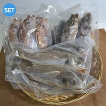 국내산 삼천포 자반용 반건조 생선 세트, 자반SET1(볼락+조기+꽃돔)