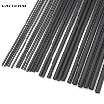 알루미늄파이프 원형 사각 튜브 합금 파이프 2pcs 탄소 섬유 튜브 1.8mm ~ 5mm 중공 막대 항공기 고정 보강, 01 1.8x1x500mm 2pcs