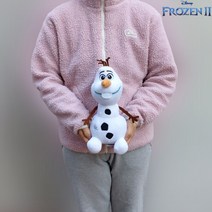 겨울왕국 2 올라프 봉제 인형 눈꽃, 26cm, 혼합색상