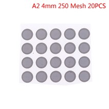 20pcs diy 이어폰 튜닝 종이 댐핑 전면 쉘 필터 메쉬 저주파 증가, 4mm 250메쉬