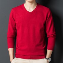 10 색 가을 남성 모직 스웨터 클래식 스타일 비즈니스 캐주얼 풀오버 v 넥 얇은 Bottoming Shirt