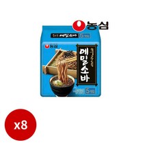 (농심) 여름 면요리 메밀소바 127g x 40입 봉지라면 추천