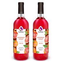 포모나 자몽시럽 1000ml, 2개