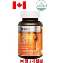 캐나다직수입 비타민 영양제 B1 B2 B6 B12 C 나이아신 엽산 판토텐산 비오틴 함유 90정3개월분