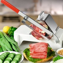 가정용육절기 육가공기계 튼튼한 수동 갈비 고기 슬라이서 가정용 스테인레스 스틸 뼈 절단 기계 닭 허브, 한개옵션0