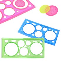 빵빵자 원형 템플릿 탬플릿 템플레이트 자 형판 세트 제도용