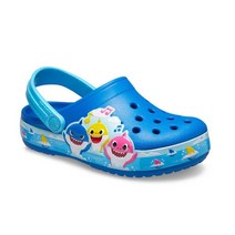 crocs 크록스 키즈 펀랩 아기상어 밴드 클로그 아동 샌들 슬리퍼 206704-4JL