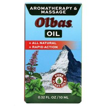 올바스 Olbas Therapeutic 아로마 마사지 오일 0.32 온스 (10 ml)