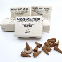 내추럴 콘인센스 잠잘오는향 향피우기 시트러스향 콘 향초 SCENT INCENSE 머스크향 우디향 천연 화이트, 머스크, 본상품선택