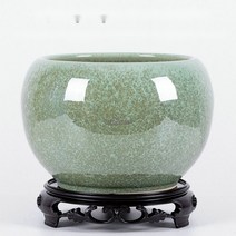 난화분 난초 화분 청자 도자기 동양난 서양난 포함 심플한 고급 축하 승진선물, A 외경25.5cm 내경19cm 높이17cm