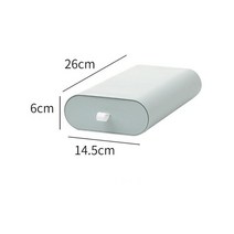 데스크파티션 아크릴가림막주방 서랍 책상 정리 보관함 사무실 하단 부착 박스, 한개옵션1, 04 Green-large