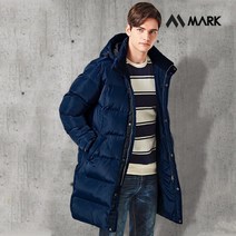 MARK 메모리 웰론 롱패딩 겨울 네이비 점퍼 MK-4071