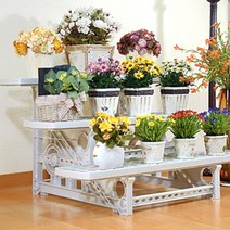 허브몰 / 그린화분대3단/베란다 화분진열대 선반 거치대 받침대, 그린화분대3단, 그린화분대3단