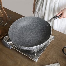 국내생산 지르코늄 4중 코팅 알루미늄 웍 궁중팬, 32cm (CO10654)