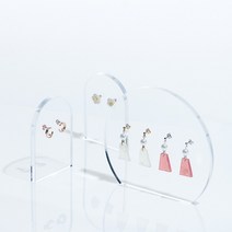 아크릴 귀걸이 진열대 거치대 반달 모양 전시대