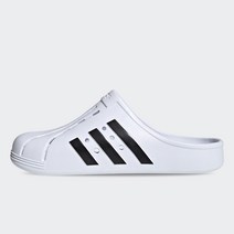 아디다스 아딜렛 클로그 FY8970-FTWR WHITE CORE BLACK FTWR 샌들 슬리퍼 국내매장판