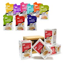 테비 쮸루쮸루 고양이간식 30g x 48개 9종, 종류:야채