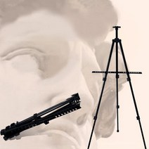 LW 3단 휴대용 접이식 이젤 삼각받침대 회화 전시회 받침대 거치대, 새벽별 쿠팡 본상품선택