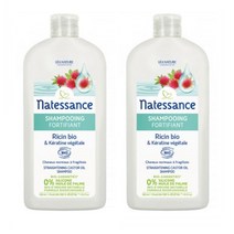 나떼쌍스 샴푸 포티파잉 캐스터오일 500ml x2개 NATESSANCE