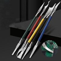메탈리페어접착제 5 in 1 IC 칩 수리 얇은 블레이드 CPU NAND 리무버 BGA 유지 보수 나이프 접착제 제거 휴대 전화 PC 재작업 프로세서 도구 모바일폰, 한개옵션0