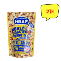 바프 허니 로스티드 땅콩 120g, 2개