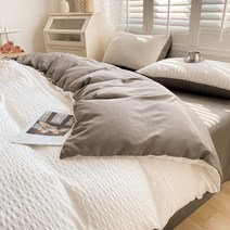 미니 퍼플 모달 와플 이불 컬렉션 니트 베개 단품 패브릭 차렵이불 겨울 차분한