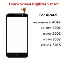 터치패널 터치 스크린 Alcatel U5 3G 4047 1V 5001 1B 5002 1C 5003 POP3 5015 LCD 디스플레이 전면 패널 센서 디지타이저 부품 교체, [06] 5015 Black