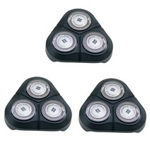면도기 3X 전기 네트 교체 용 헤드 필립스 면도날 S1000 S1010 S1020 S1050 S1060 S1070, [01] Black, 01 Black