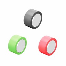 자국안남는 테이프 25mm 잘떨어지는 컬러 멀티 테이프, 주황색