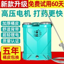 동력살분무기 농약통 농약 약대 분무기 전기 농업용 고압 살충제 살균 물뿌리개 리튬 배터리 고전력, 고압 펌프 포함 18리터 3개 스위치 20암페어