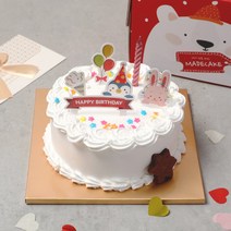 생일 (2호) 케이크 만들기 세트 (여름 아이스박스 추가필수!-내용참조) 키트 DIY, 1세트, 생일 (2호) 케이크만들기, +다크펜20g, / 기본바닐라시트